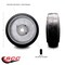 Service Caster 5" x 2" Rubber Tread on Cast Iron Keyed Drive Wheel - 12mm Bore - SCC-RSS520-12MM-KW-2SS - alternate 2